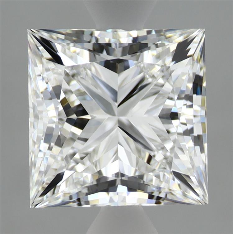2.87ct Princess E VVS2 Lab Created Diamond