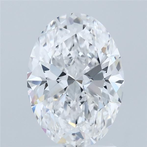 2.02ct Oval D VVS2 Lab Created Diamond