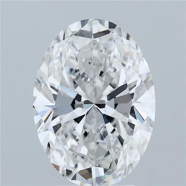 4ct Oval F VS1 Lab Created Diamond
