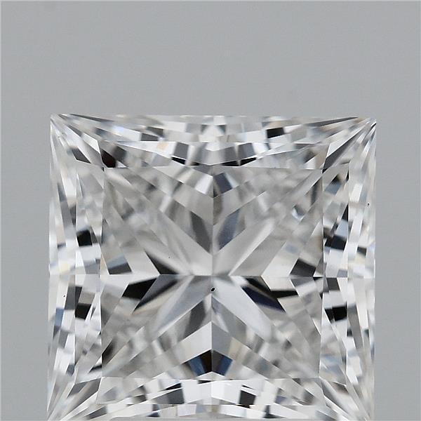 3.06ct Princess F VS1 Lab Created Diamond