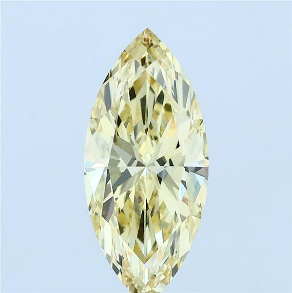 1.07ct Marquise FANCY YELLOW VVS2 Lab Created Diamond