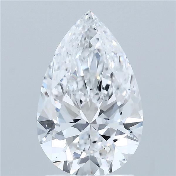 2.01ct Pear D VS1 Lab Created Diamond