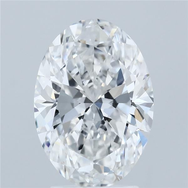 3.01ct Oval E VVS2 Lab Created Diamond