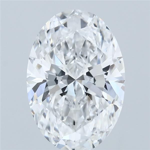 2.87ct Oval D VVS1 Lab Created Diamond
