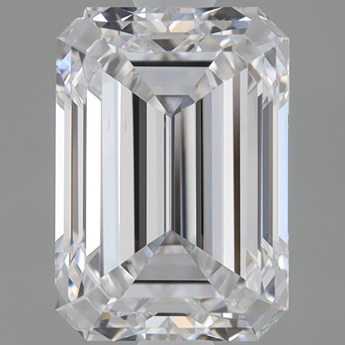 0.98ct Emerald D VS1 Lab Created Diamond