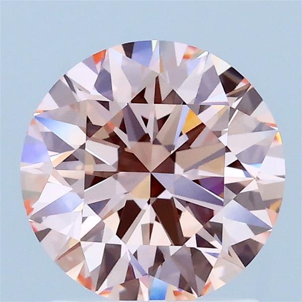 1.51ct Round FANCY INTENSE PINK VVS2 Lab Created Diamond