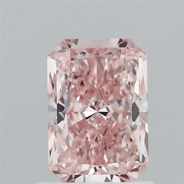 1.1ct Radiant FANCY INTENSE PINK VS1 Lab Created Diamond