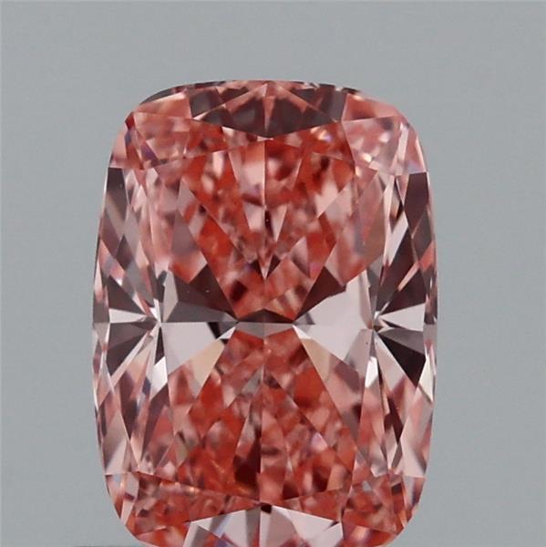 1.05ct Cushion FANCY VIVID PINK VS1 Lab Created Diamond