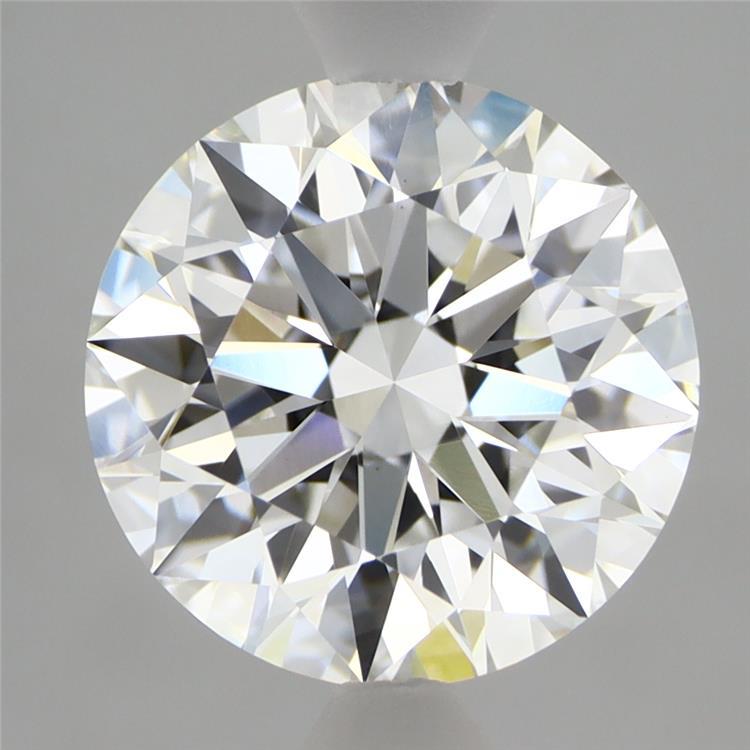 3.02ct Round F VVS2 Lab Created Diamond
