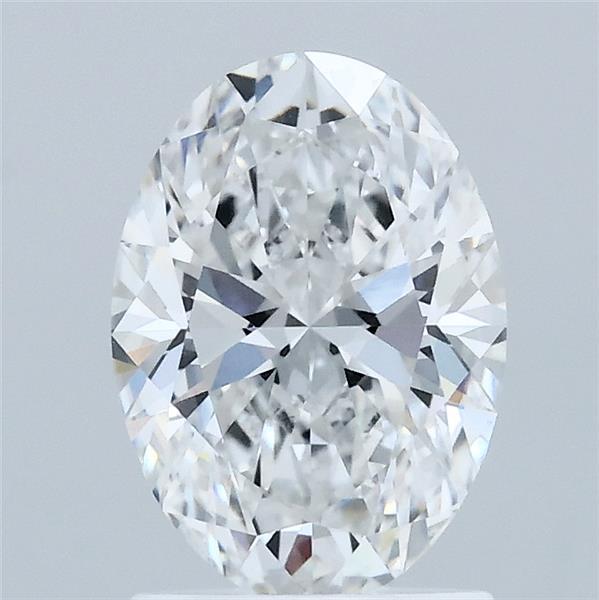 1.5ct Oval E VVS2 Lab Created Diamond