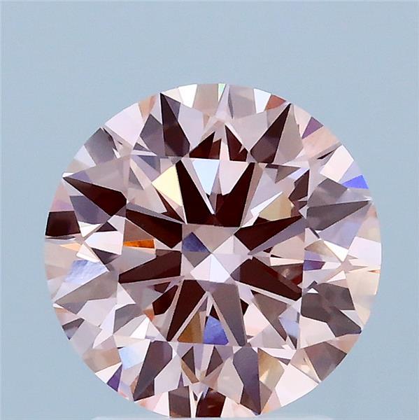 2.04ct Round FANCY INTENSE PINK VVS2 Lab Created Diamond