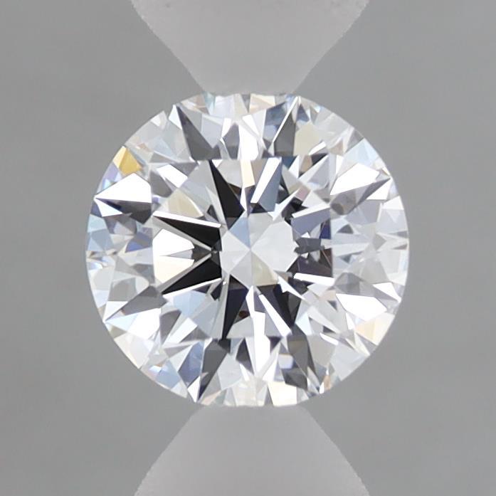 0.68ct Round D VVS2 Lab Created Diamond