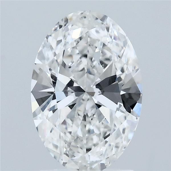 1.71ct Oval E VVS2 Lab Created Diamond