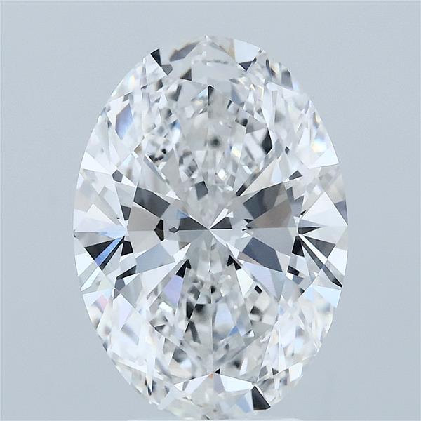 4ct Oval E VVS2 Lab Created Diamond