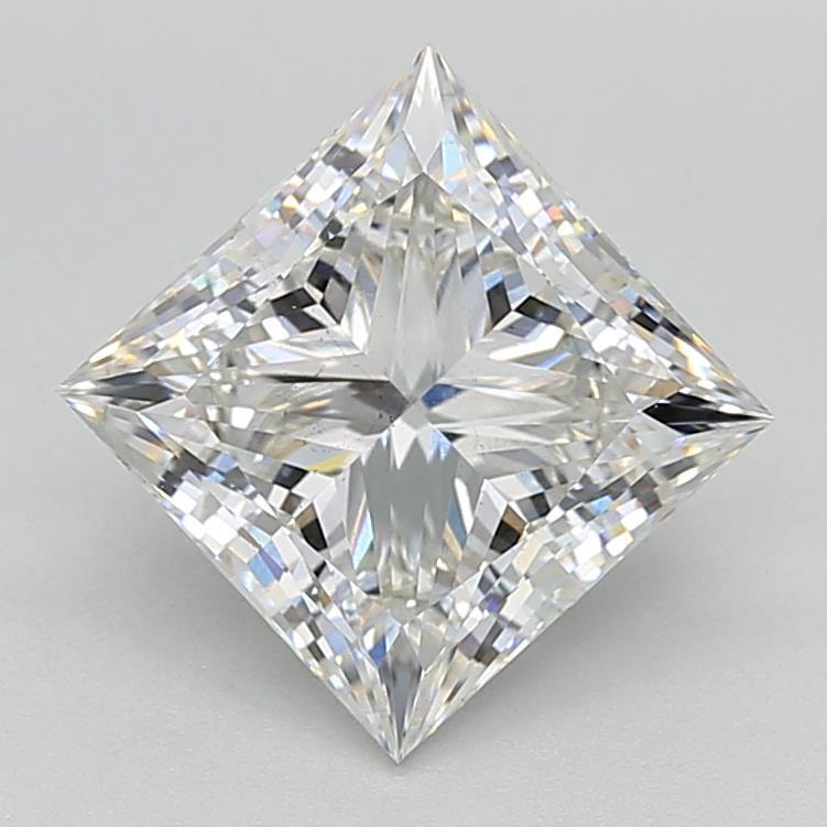 4.04ct Princess F VS2 Lab Created Diamond