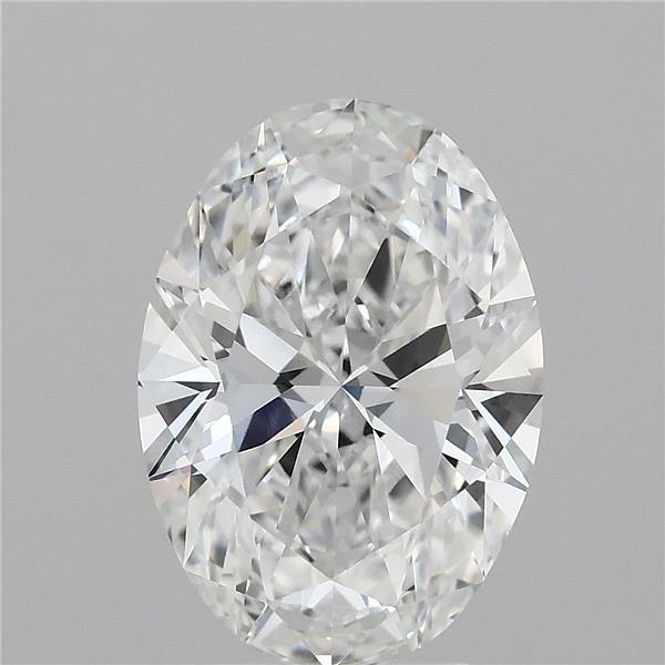 3.59ct Oval D VVS2 Lab Created Diamond
