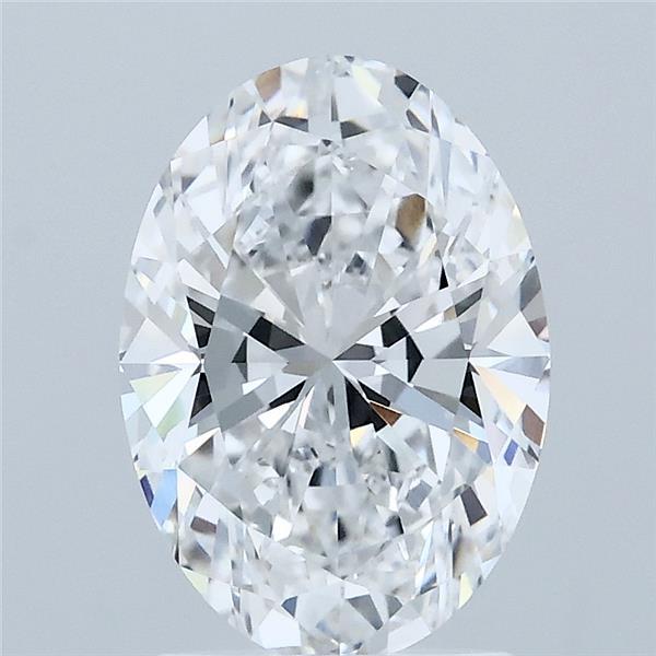2.06ct Oval D VVS2 Lab Created Diamond