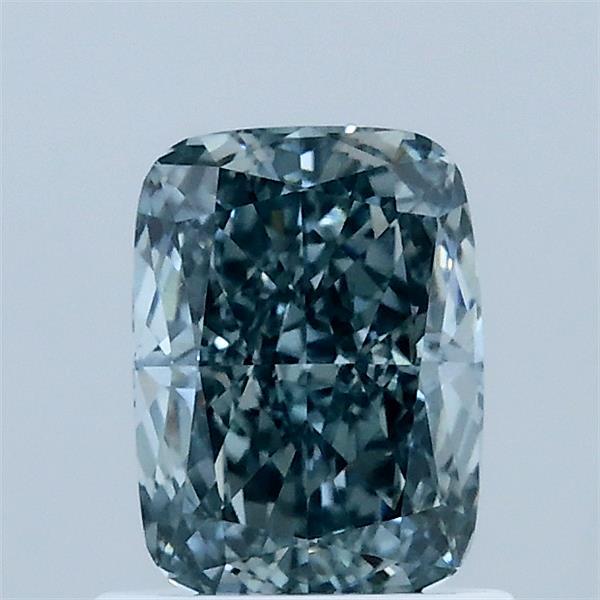 1.02ct Cushion FANCY VIVID BLUE VS1 Lab Created Diamond