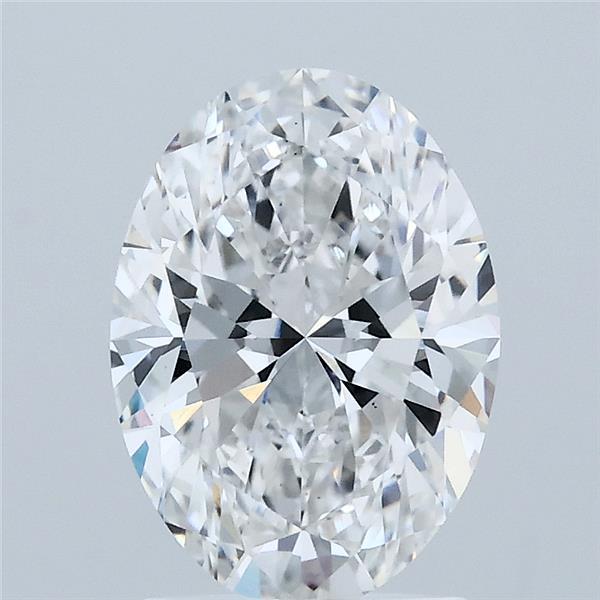 2ct Oval E VS1 Lab Created Diamond