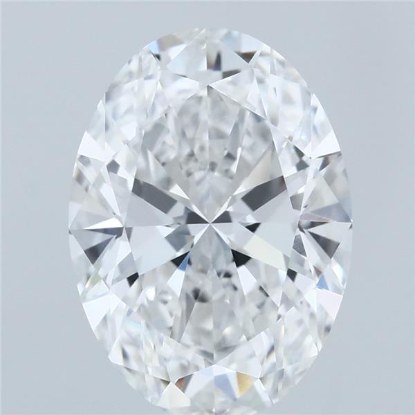 3.5ct Oval E VVS2 Lab Created Diamond