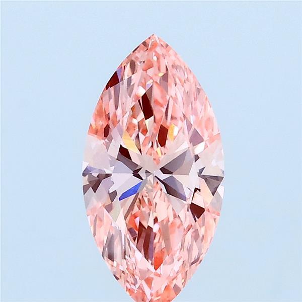 1.01ct Marquise FANCY VIVID PINK VS1 Lab Created Diamond