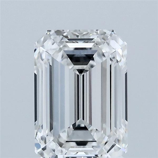 1.59ct Emerald E VVS2 Lab Created Diamond