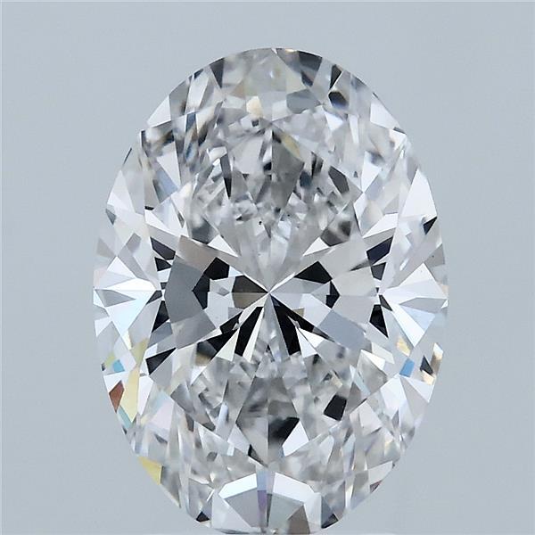3.1ct Oval F VS1 Lab Created Diamond