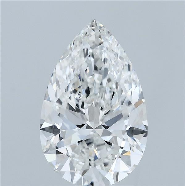 2.89ct Pear E VVS1 Lab Created Diamond