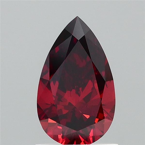 1.04ct Pear FANCY DEEP ORANGE VVS2 Lab Created Diamond