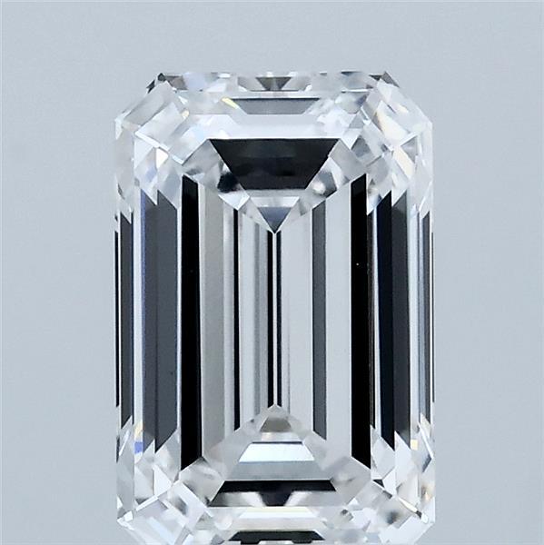 2.05ct Emerald D VVS2 Lab Created Diamond