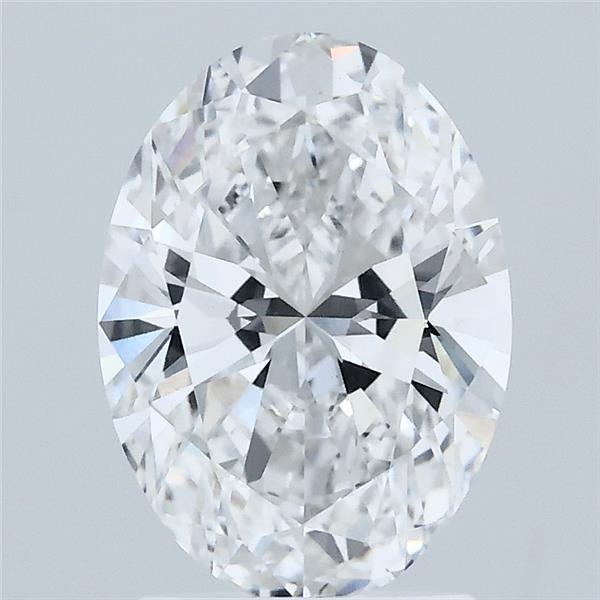 2.01ct Oval E VVS2 Lab Created Diamond