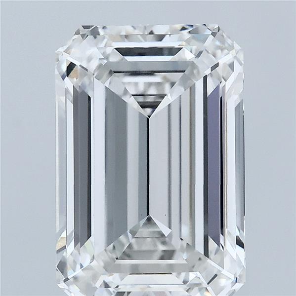 4.33ct Emerald F VVS2 Lab Created Diamond