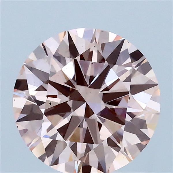 1.38ct Round FANCY INTENSE PINK VS2 Lab Created Diamond