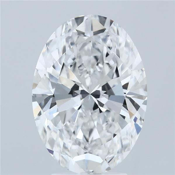 4.06ct Oval D VS1 Lab Created Diamond
