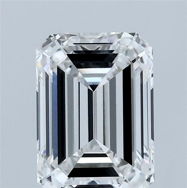 2.08ct Emerald D VVS2 Lab Created Diamond