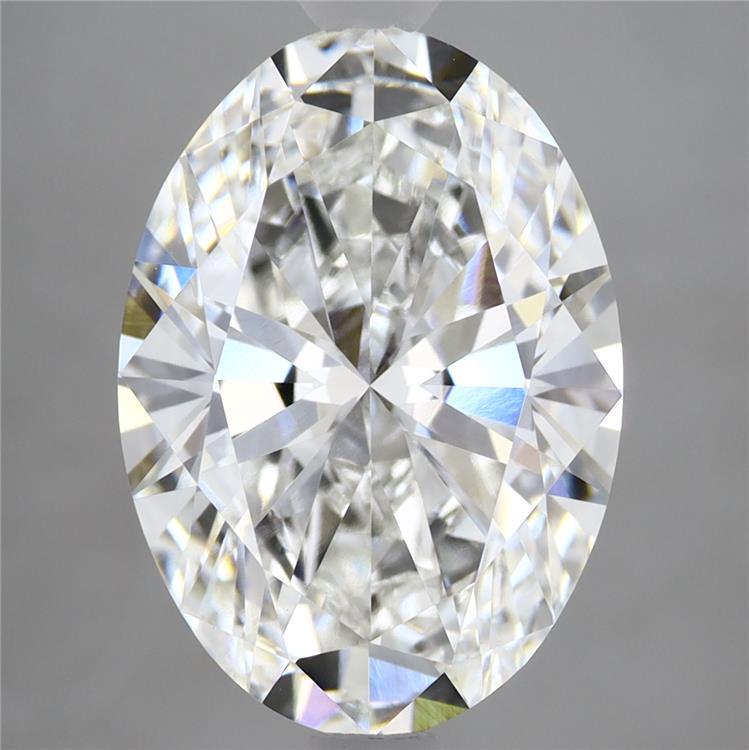 4.82ct Oval F VVS2 Lab Created Diamond