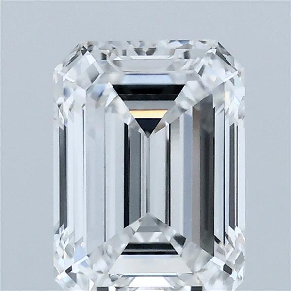 1.53ct Emerald D VVS2 Lab Created Diamond