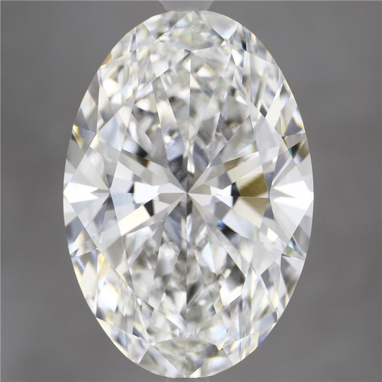 9.7ct Oval F VVS2 Lab Created Diamond