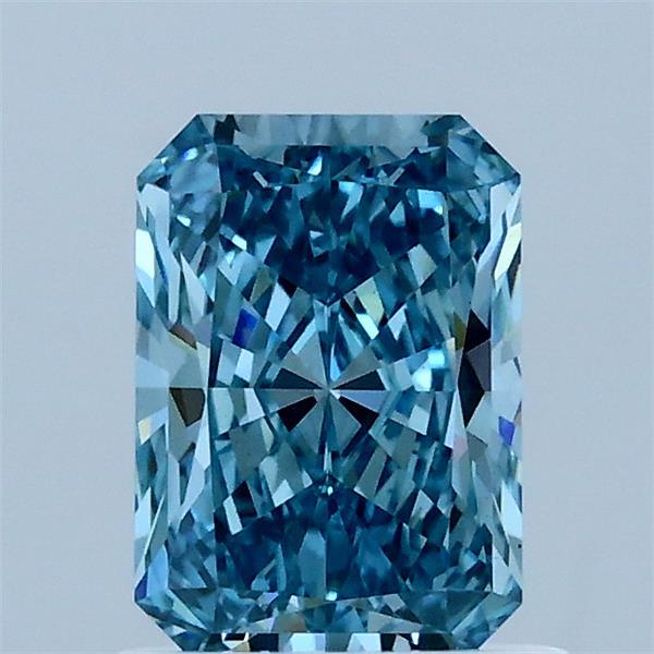 1.02ct Radiant FANCY VIVID BLUE VS1 Lab Created Diamond