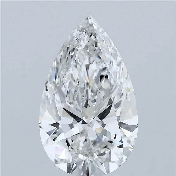 2.1ct Pear E VVS2 Lab Created Diamond
