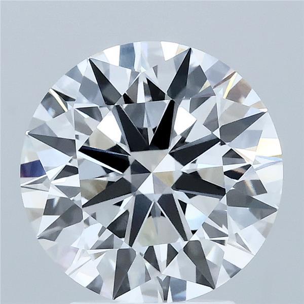 3.07ct Round E VVS2 Lab Created Diamond