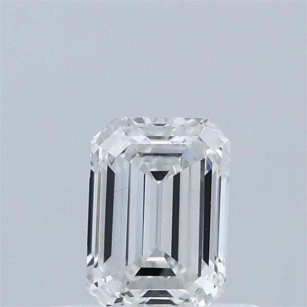 0.53ct Emerald D VVS2 Lab Created Diamond