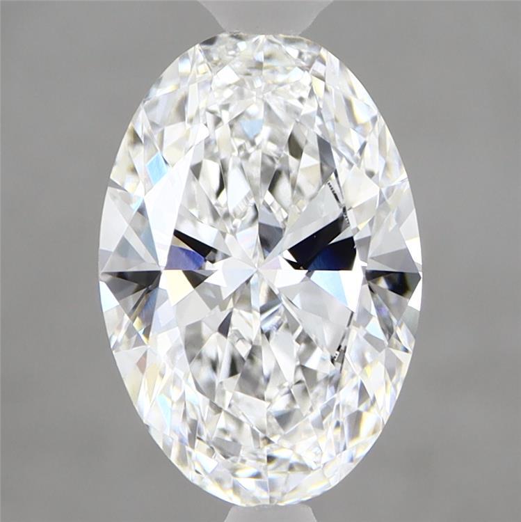 1.97ct Oval D VVS2 Lab Created Diamond