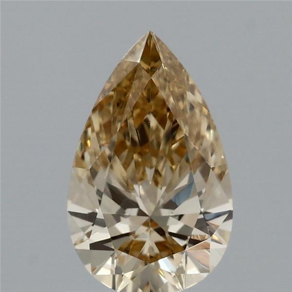 0.94ct Pear FANCY YELLOW VS1 Lab Created Diamond