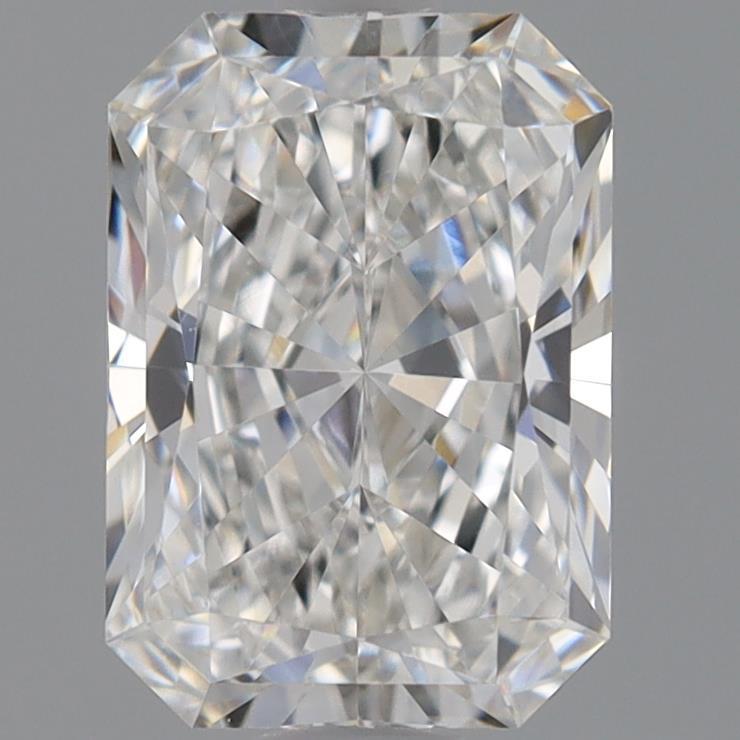 0.97ct Radiant F VVS1 Lab Created Diamond