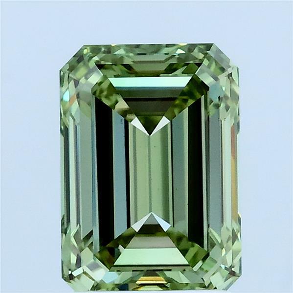 2.03ct Emerald FANCY VIVID GREEN VS1 Lab Created Diamond