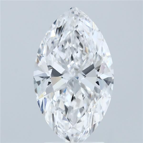 3.02ct Marquise D VVS2 Lab Created Diamond