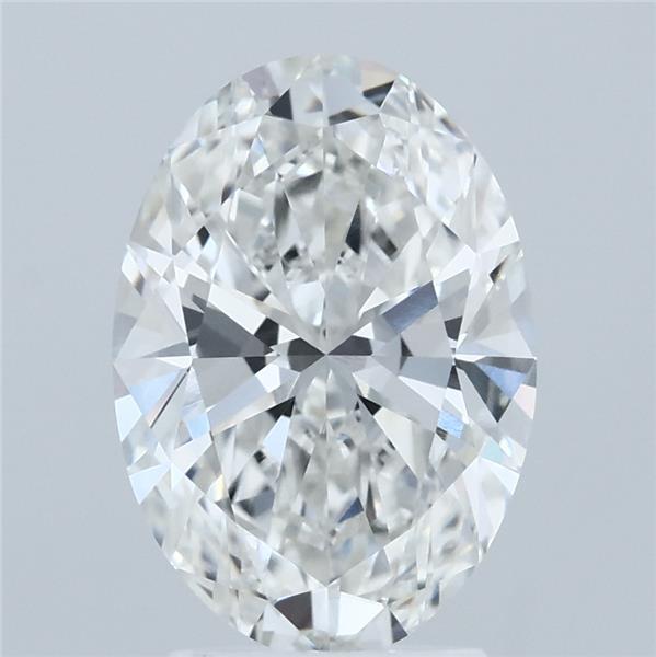 2.73ct Oval F VVS2 Lab Created Diamond