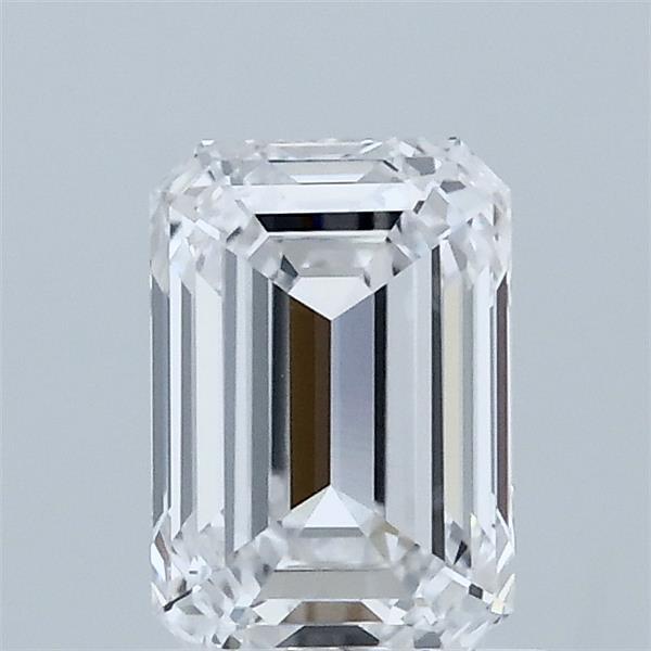 1.08ct Emerald D VVS2 Lab Created Diamond