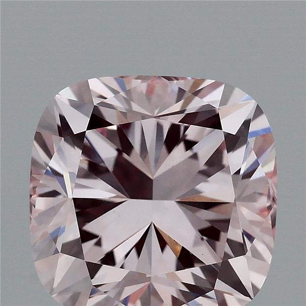 2.8ct Cushion FANCY PINK VS1 Lab Created Diamond